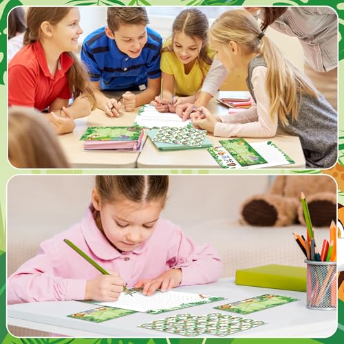 Image of Taobary 160 Pack Stationery Paper Set,safari Animal,8.5 X 11 Inch