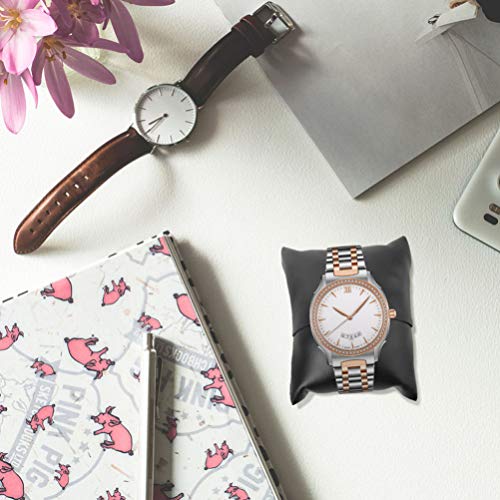 ULTECHNOVO 8Pcs Pu Couro Pulseira Pequena Almofada de Relógio para Relógio Enrolador Caixa de Exibiç