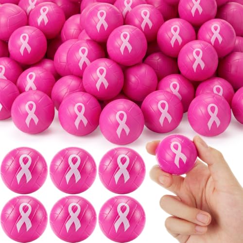 Bolas de espuma de voleibol rosa para llenar bolsas de regalo en torneos y carreras solidarias
