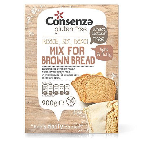 Consenza Mehl für braun Brot Glutenfrei, 3er Pack (3 x 900 g) Cover