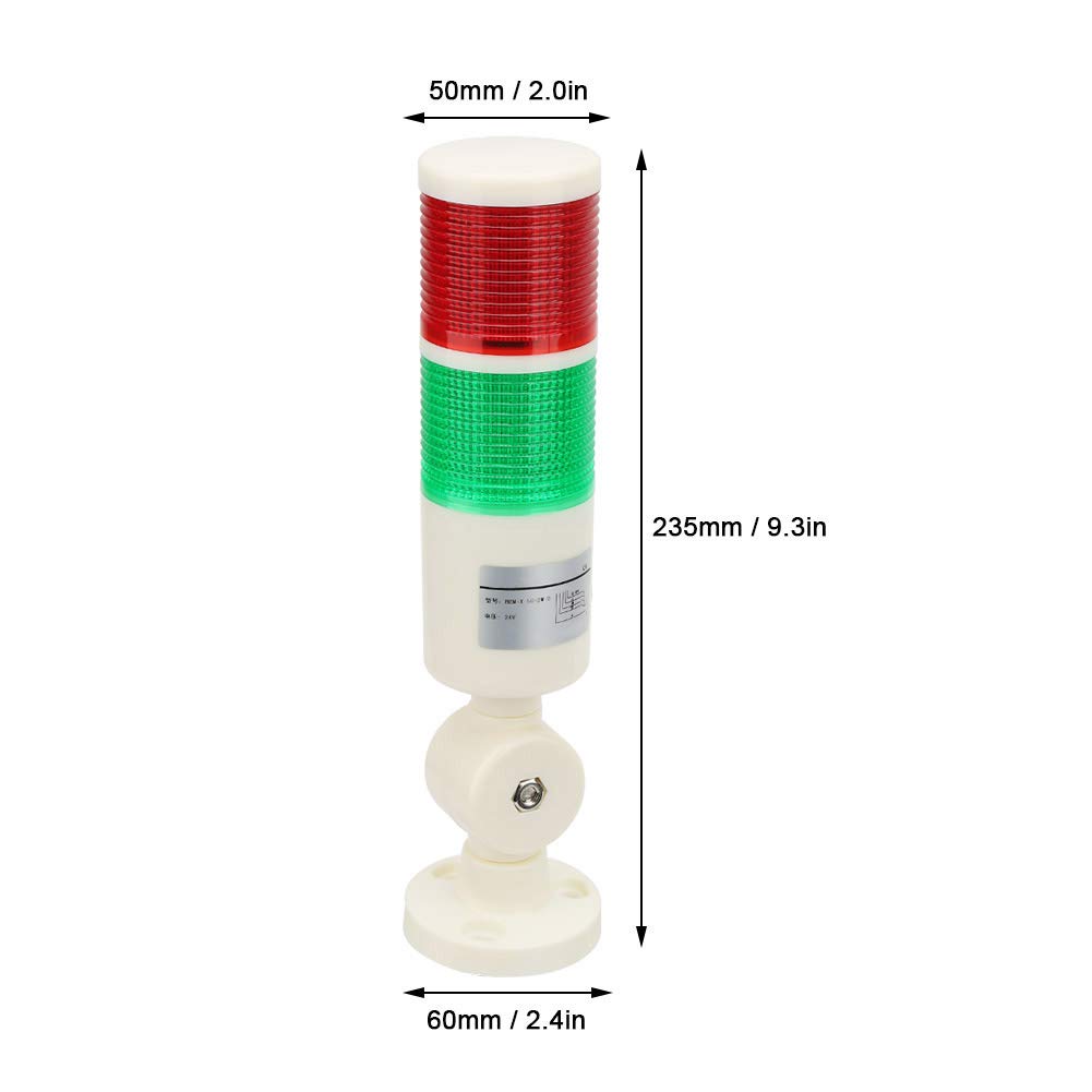 Milling Machine Accessories DC24V Stack Tower Light - Red/Green ...