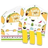 Big Dot of Happiness Taco 'Bout Fun - Mexican Fiesta Game Pickle Cards - Pull Tabs 3-in-a-Row - Set of 12