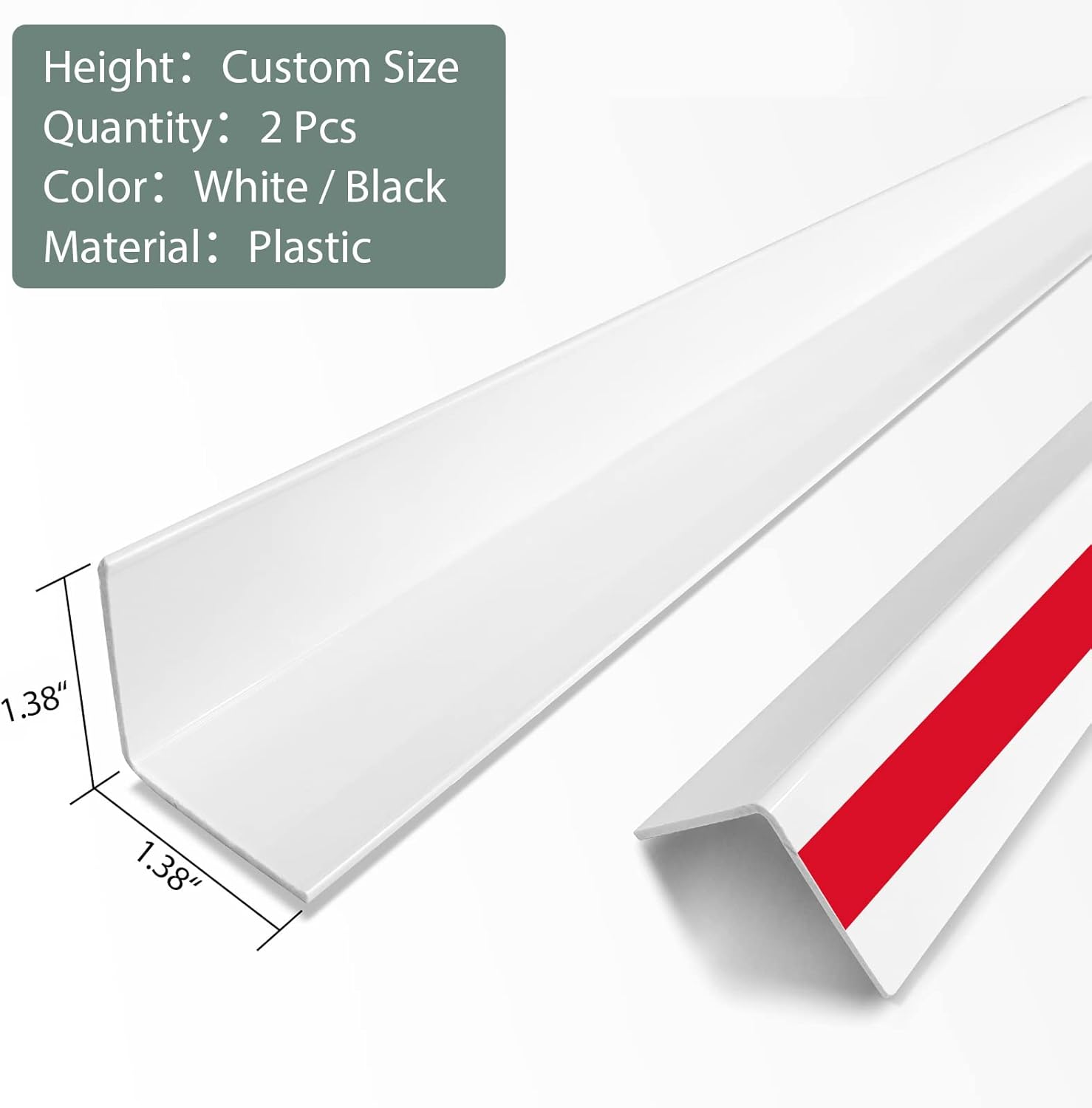 Yoolax Roller Accessories Light Blockers Widened Version (White)