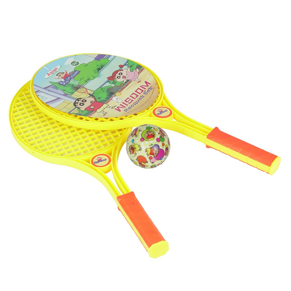 Asian Plastic Portable Shinchan Wisdom Racket Pack of 1 | Action Kamin Blue_P (Multicolor) - Image 6 thumbnail