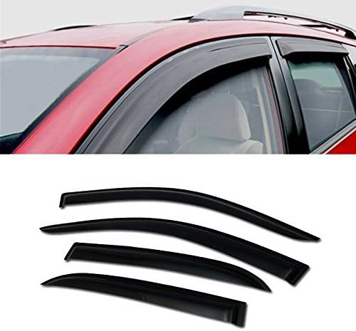 for 03-07 Honda Accord 4Dr - JDM Sun/RAIN/Wind Guard Smoke Vent Shade Deflector Window Visor 4PCs
