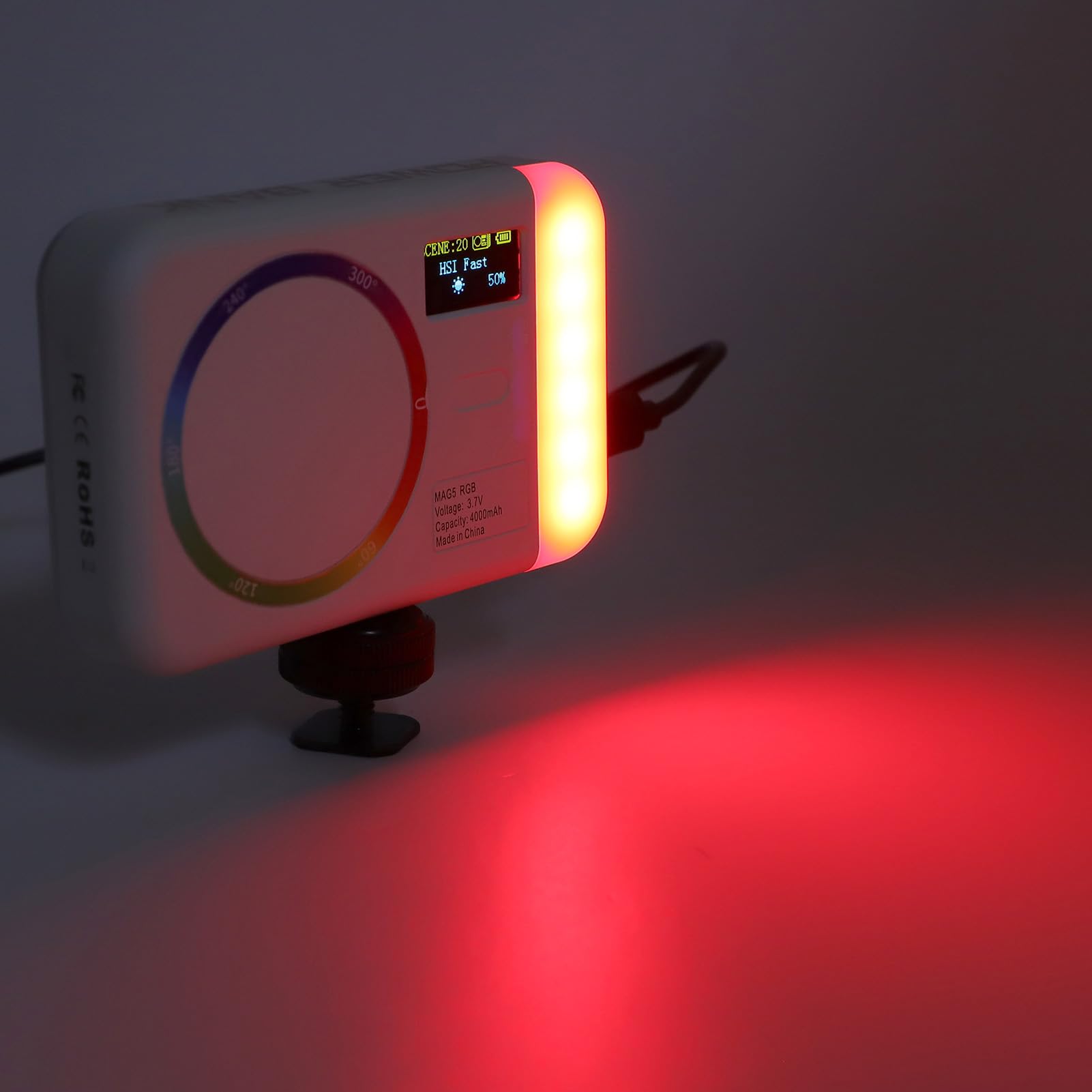 Luce Video RGB da 2500 a 9000K 26 Effetti Speciali Pannello Luminoso Portatile Magnetico a Doppia Faccia LED per Fotografia in Streaming Live