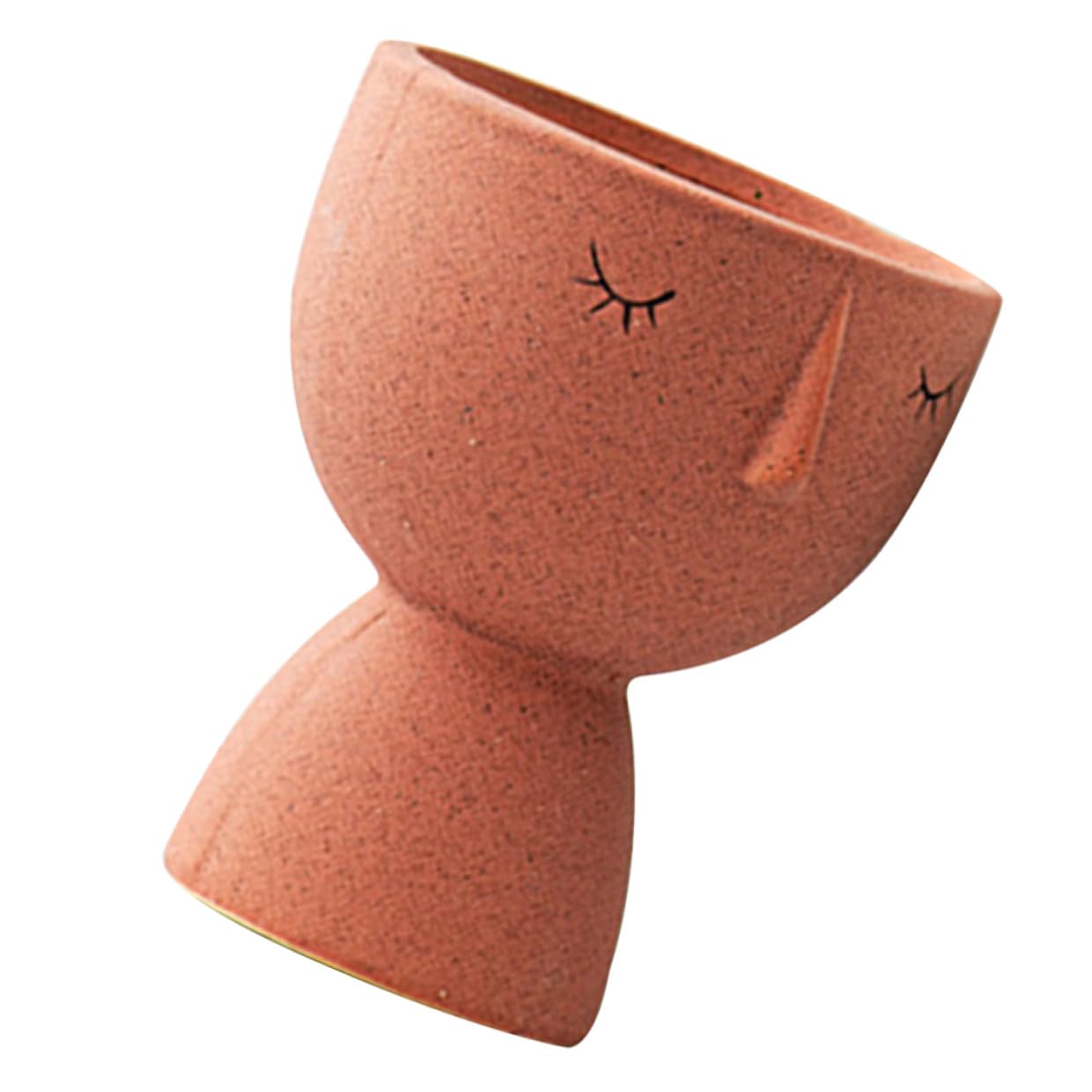 Pot de fleurs pour balcon et bureau au style abstrait unique