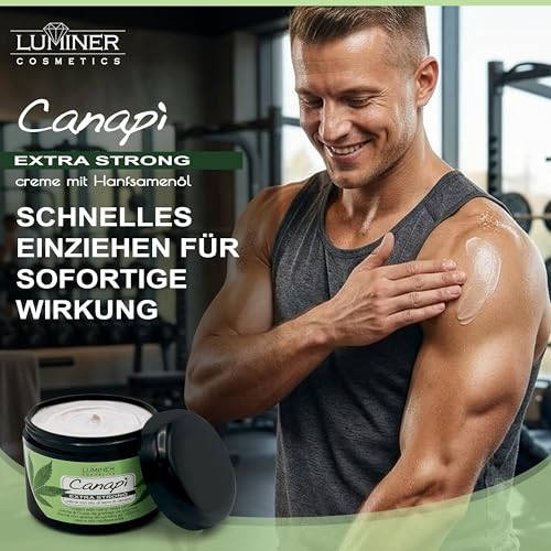 LUMINER Hanfsamenöl-Creme mit Arnika und Teufelskralle (200 ml) – Ansicht 3