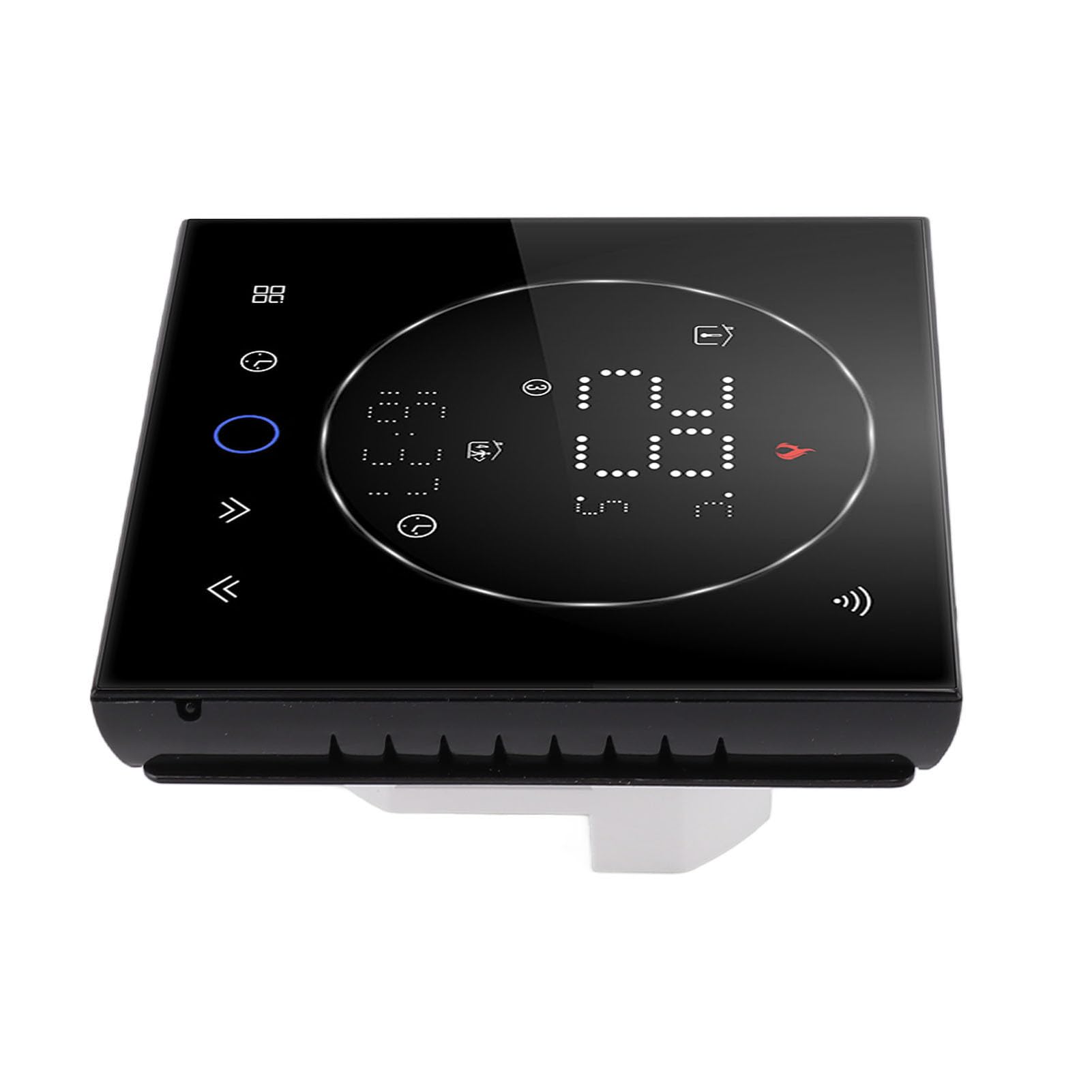Fafeicy Termostato Inteligente Termostato Programable WiFi 95 a 240 V Pantalla LED a Color Control por Voz Alta Precisión para Calentamiento de Agua Control de Válvula de Agua y CA Uso Doméstico