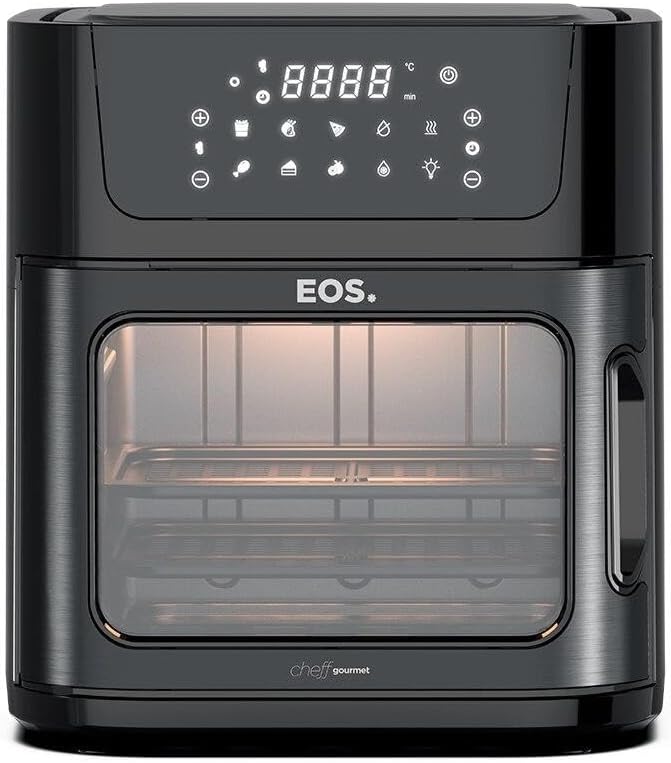 Fritadeira Air Fryer Oven EOS 15 Litros Digital Inox All Black EAF15IP 220V