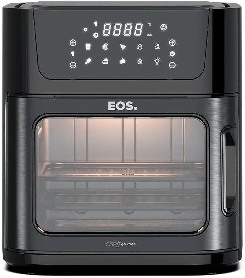 Fritadeira Air Fryer Oven EOS 15 Litros Digital Inox All Black EAF15IP 110V