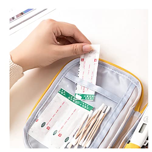 Image of Eforcase 4PCS Travel Mini Empty First Aid Pouch, Portable Empty Aid Medical Bag,Empty Medicine Bag Emergency Kit Storage Bag Empty