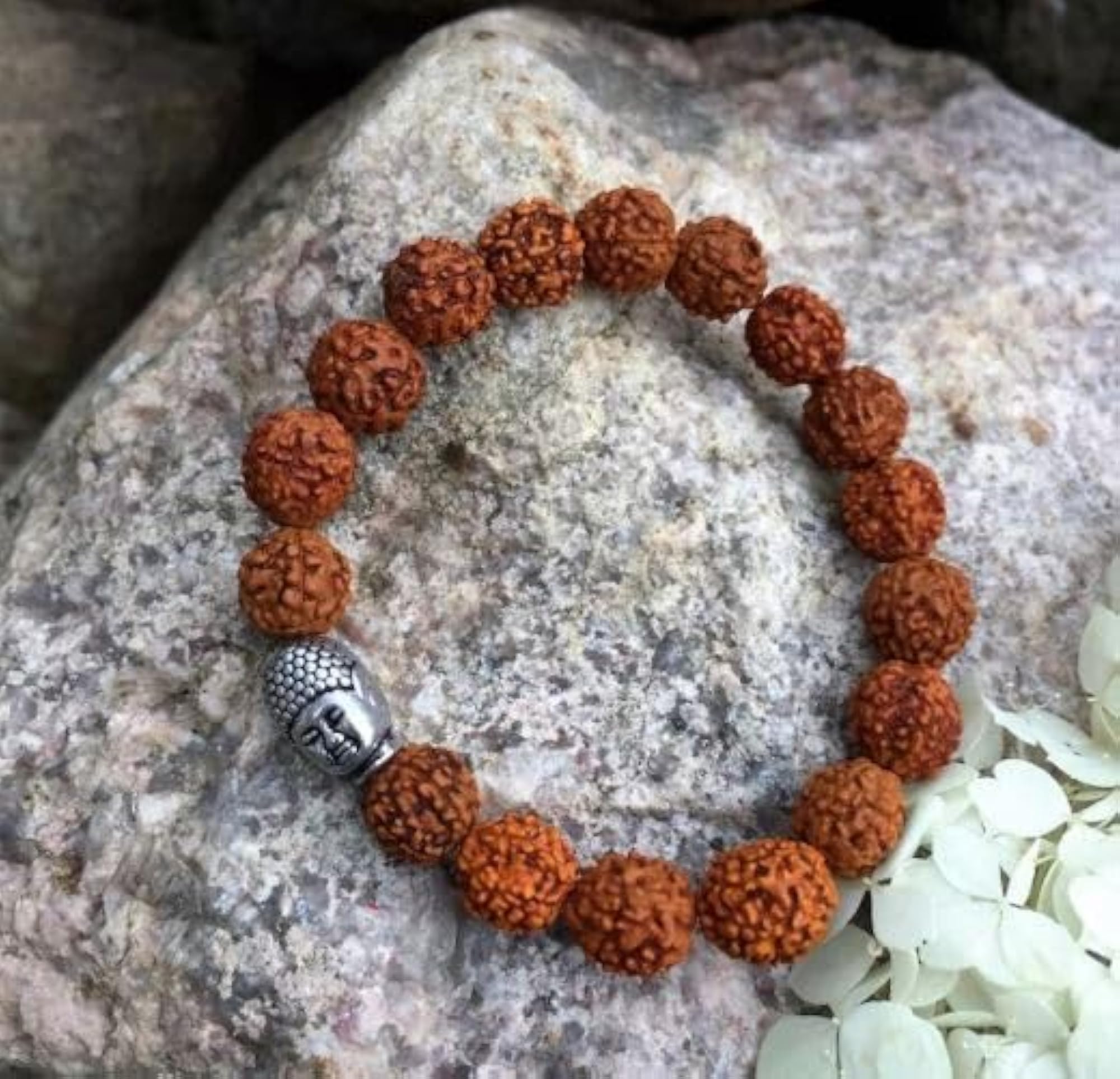 Original Natural Ruthratcham 5 Mukhi Budha Head Bracelet