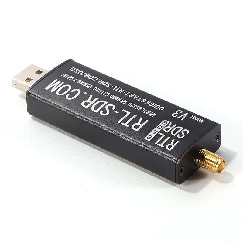 VIDOO Radio Definida por Software SDR Blog RTL V3 R820T2 RTL2832U 1PPM TCXO SMA RTLSDR con Antena Dipolo Multipropósito-Completo Set