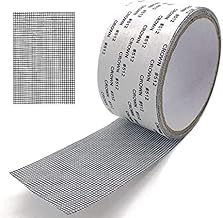 Khakhrali Mosquito Net Repair Tape | Strong Adhesive & Waterproof Fiberglass Mesh Patch | Fix Window and Door Screen Tears | Heavy-Duty Self-Adhesive Patch for Holes | 200cm x 5cm Roll (PACK OF -2)
