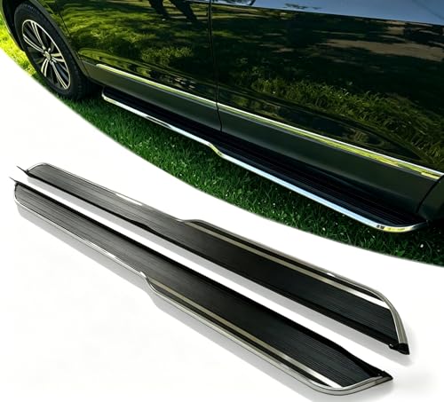 Marchepieds latéraux fixes sans perçage en aluminium noir pour SUV Infiniti QX60