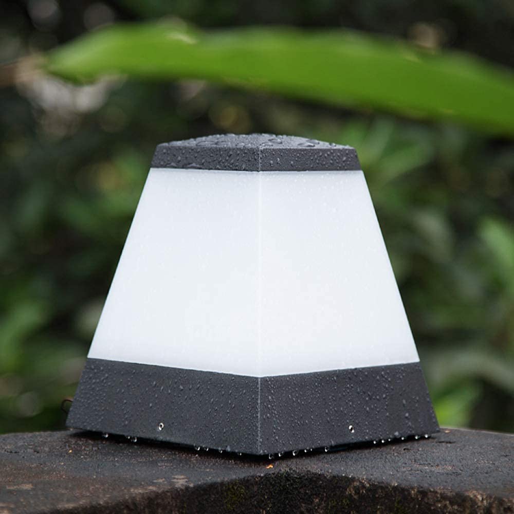 16W LED Zewnętrzna kolumnowa Zewnętrzny płot ogrodowy Ściana Willa Odrzwi Wystrój domu Aluminiowy wodoodporny IP54 PC Klosz Słupek słupkowy Oprawa latarni