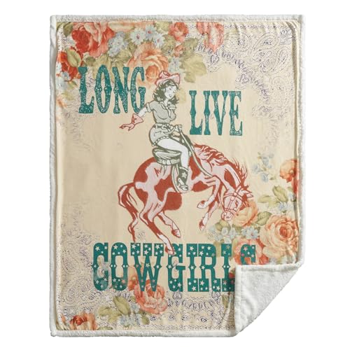 Image of Paseo Road Indigo Hill by HiEnd Accents Rodeo Revival 54x68 Throw Blanket