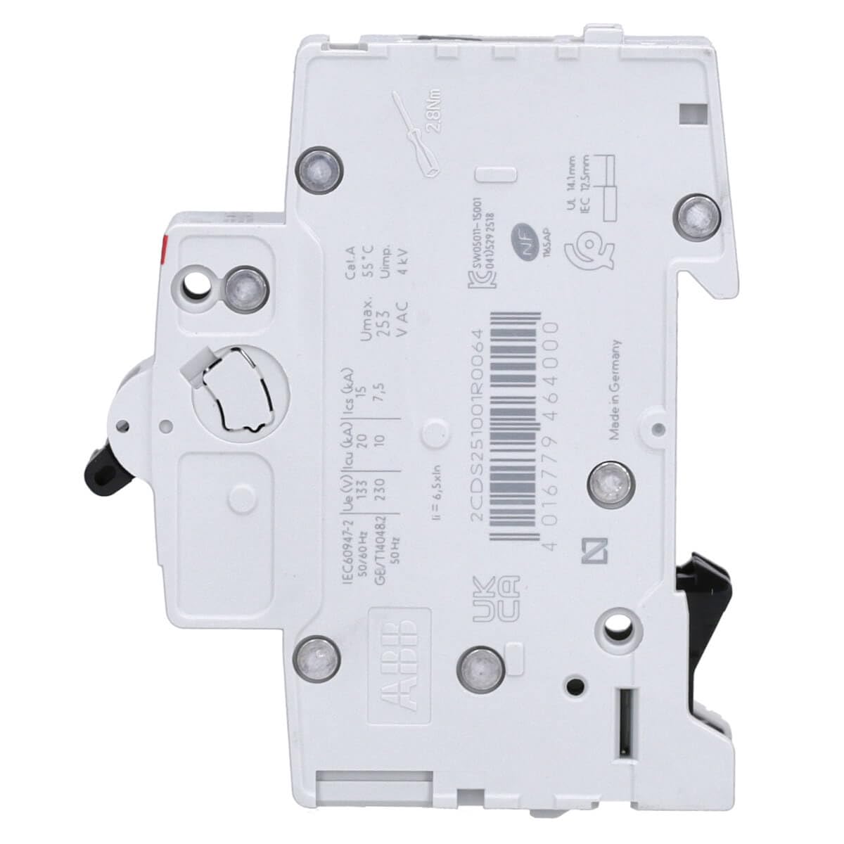 ABB accessorio per quadro elettrico S201 codice 2CDS251001R0064