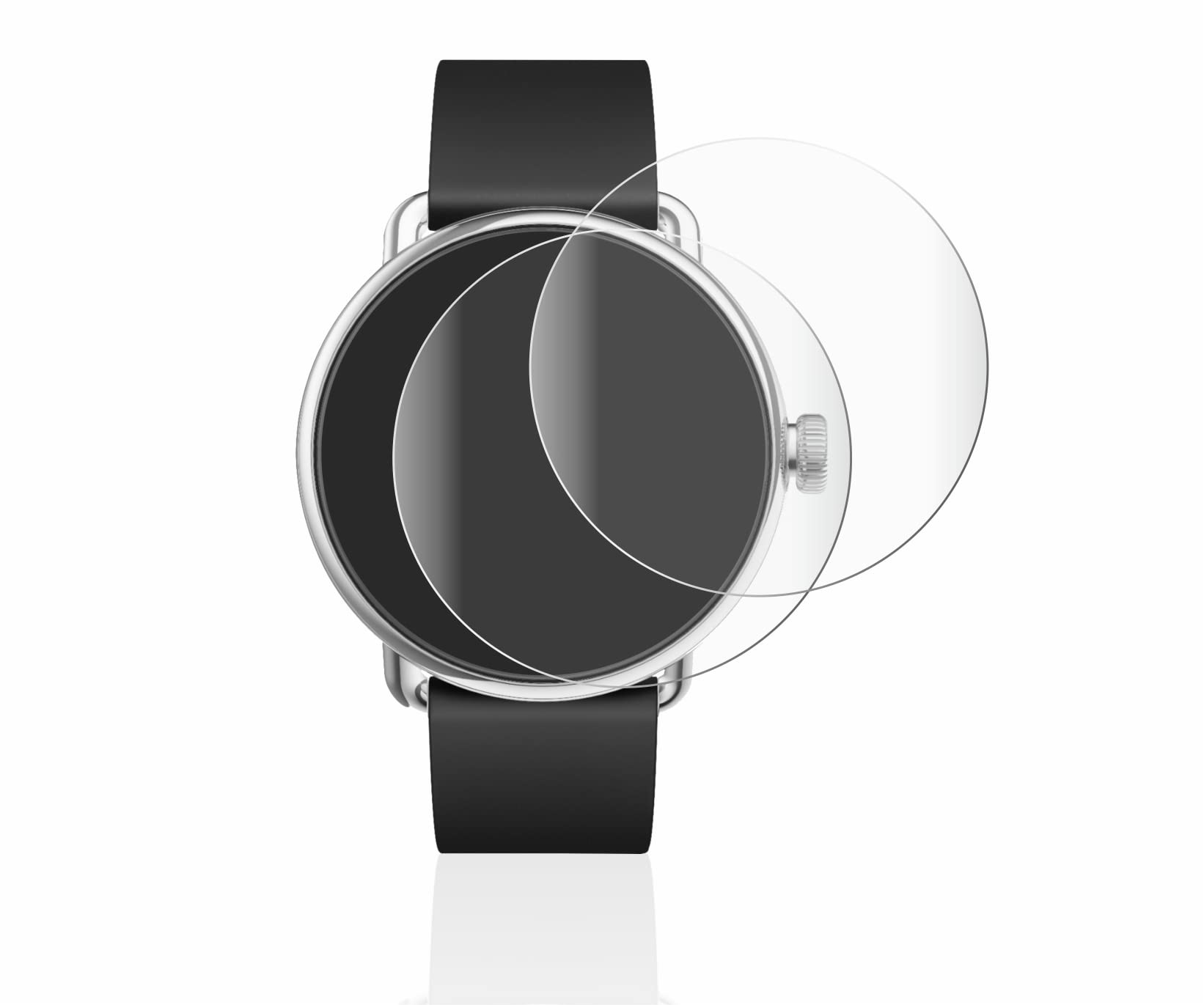 BROTECT Full-Cover Schutzfolie Für Liu Jo Smartwatch 1.4" – 2 Stück, 3D Gebogen, Selbstheilend, Kratzfest