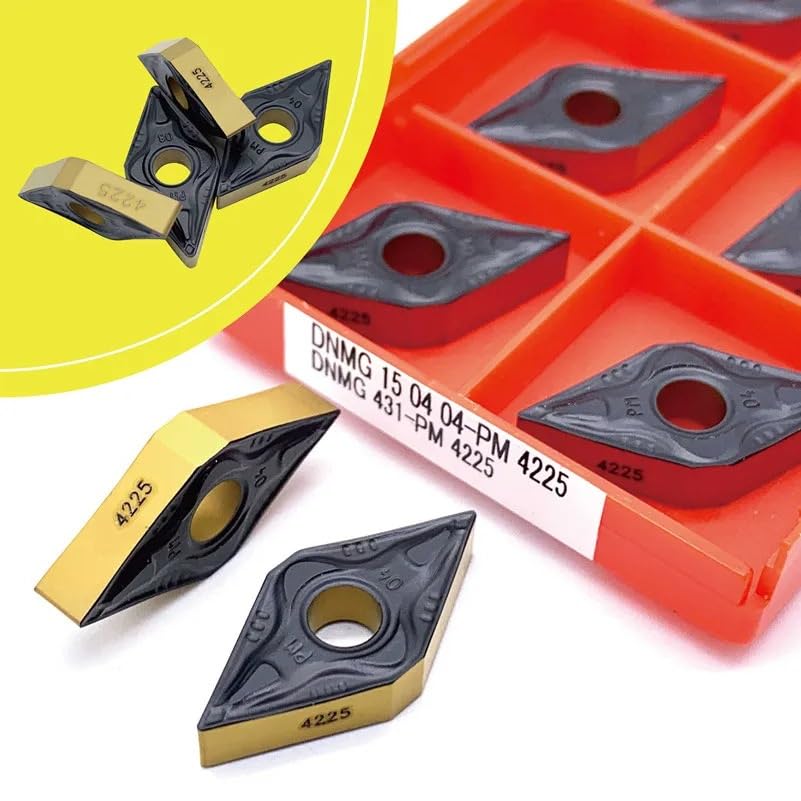 Lathe Tools 10pcs External Turning Tool DNMG150608 PM 4225 miniatura 2