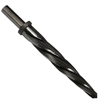 Drill America DWRRB Series Qualtech High-Speed Steel Bridge Reamer, Spiral Flute, Round Shank, Uncoated (Bright) Finish, 1 Size (Pack of 1)