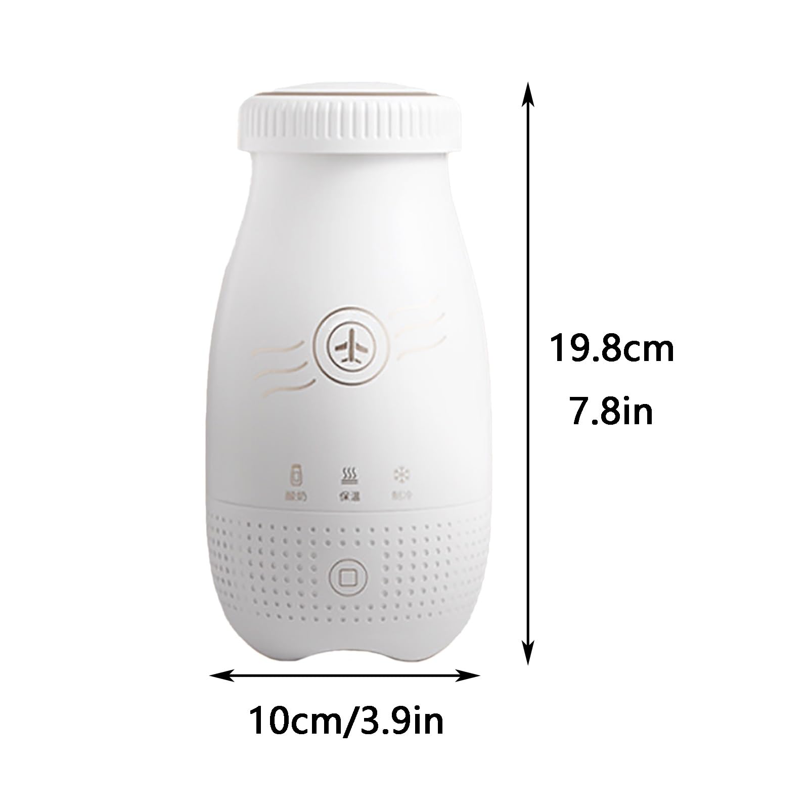 Yaourtière, Machine À Yaourt Portable, Capacité de 250 Ml, Contrôle Intelligent de La Température, Facile À Nettoyer, Idéale pour La Maison, Le Bureau ou Les Activités en Extérieur