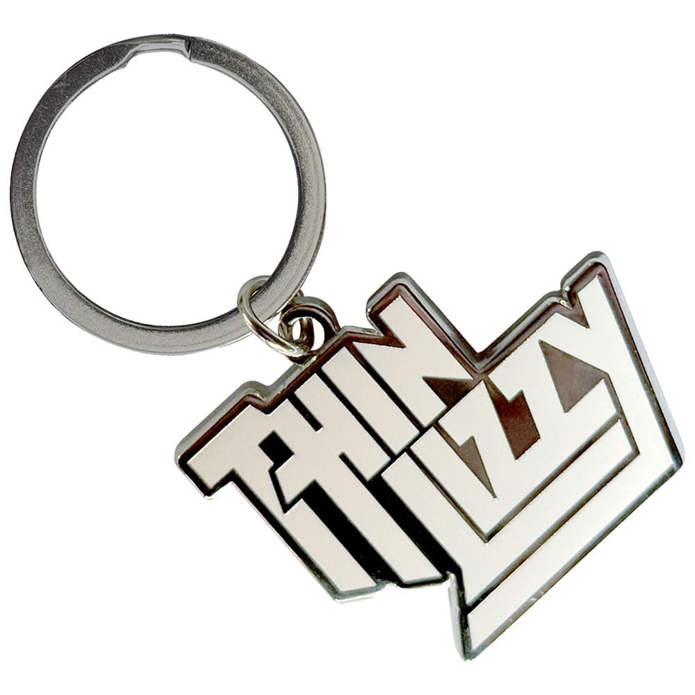 Rock Off officially licensed products Thin Lizzy Band Logo keyring Keychain One Size