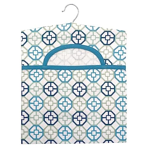 ZIMEL HOMES Heptagon Fabric Clothes Peg Bag Cover
