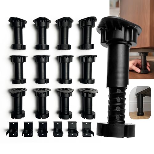 Adjustable Furniture Leveling Feet | Heavy-Duty Cabinet Levelers for Bed