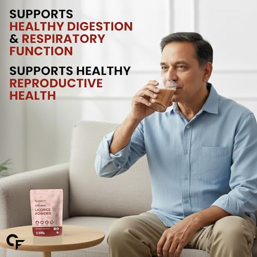 Image of Carbamide Forte Liquorice /Mulethi Powder Organic | Mulethi Stick Powders | Yashtimadhu Powder Supports Digestion, Respiratory & Immunity | Natural Herb for Skin & Wellness - 100g (Pack of 3)