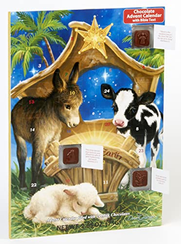 Vermont Christmas Company BB123 Peace On Earth Chocolate Advent Calendar thumb #3