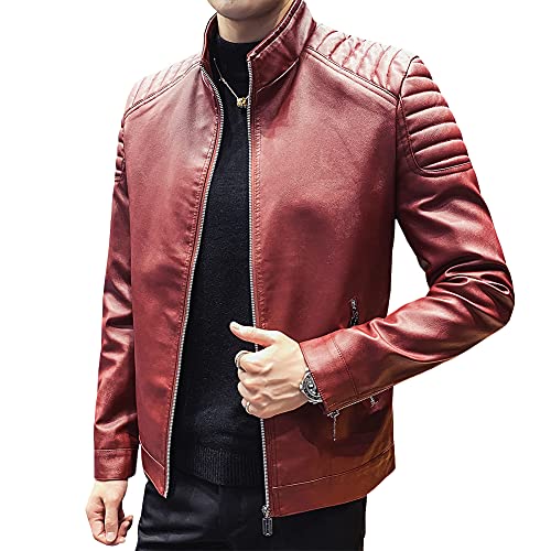 Mejores precios y opiniones de Chaqueta roja cuero que Puedes comprar On-line. 9 Imagen adicional
