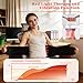 Red Light Therapy Belt for Body, Cordless Red Light Therapy Wrap with Heat & Vibration, 660nm & 850nm Light Modes, 3 Heating Levels, 5000mAh Battery, Timer for Waist, Back, Belly Comfort