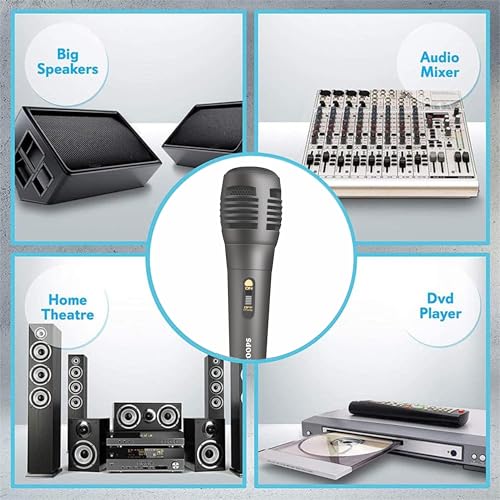 Image of TP TROOPS Microphone,Dynamic Vocal Microphone for Speaker,Wired Handheld Mic with On /Off Switch and 6ft Detachable Cable