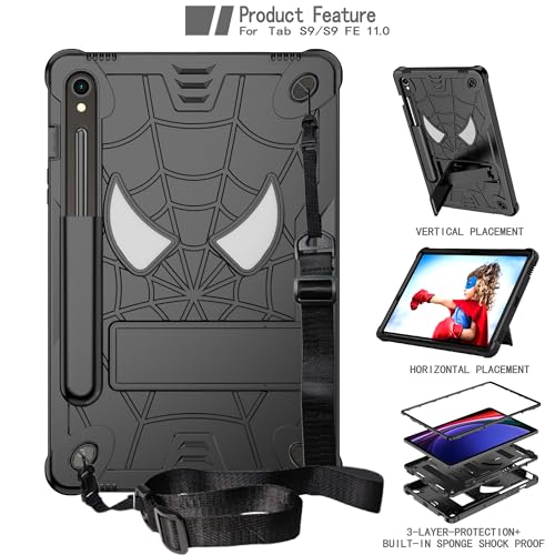 Funda antichoque Samsung Galaxy Tab S9 FE 11" resistente a caídas con asa de mano 7