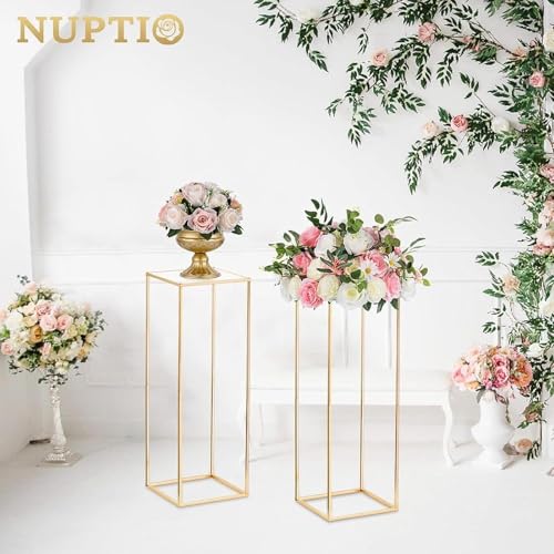 Présentoir à Fleurs pour Mariages Centre de Table Géométrique - 6
