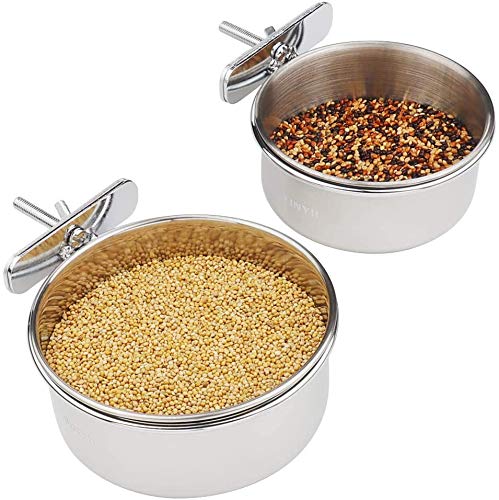 See full amazon price history chart for Cozy Puppies 2-Pack 300.ml Bird Parrot Feeding Cups with Clamp, Stainless Steel Food Water Bowls Dish for Small Animal, Chinchilla, Ferret, Cockatiel, Conure, Parakeet 300.ml Pack of 2 Cozy Puppies 2-Pack 300.ml Bird Parrot Feeding Cups with Clamp, Stainless Steel Food Water Bowls Dish for Small Animal, Chinchilla, Ferret, Cockatiel, Conure, Parakeet 300.ml Pack of 2 (B08RYM5BFM) Amazon Price History, Amazon Price Tracker
