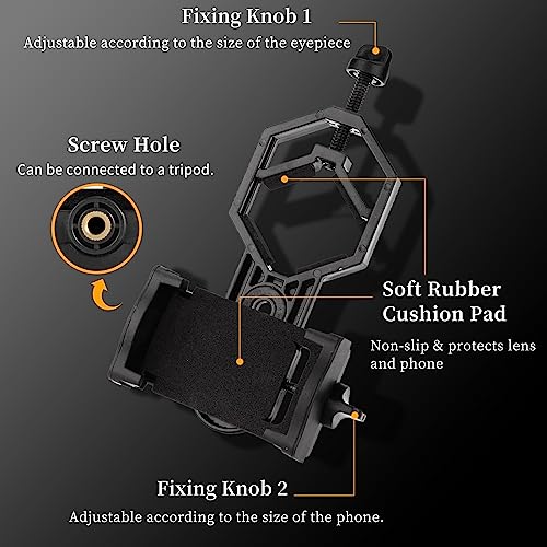 Support universel smartphone pour microscope avec alignement précis - 7
