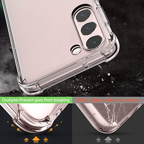 Image of for Samsung S23 5G Case,Samsung S23 5G Phone Case Clear Transparent Reinforced Corners TPU Shock-Absorption Flexible Cell Phone Cover for Samsung S23 5G - Transparent