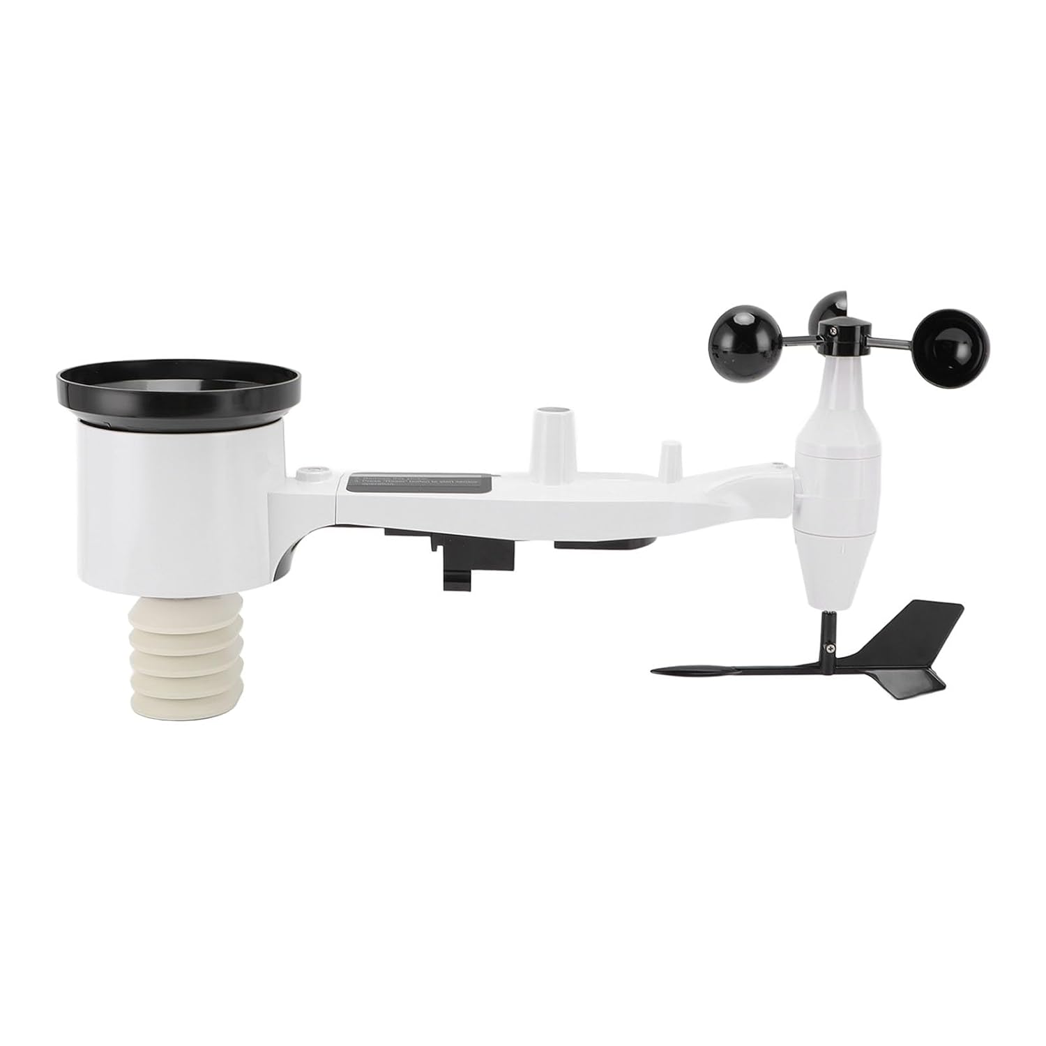 Wireless Weather Sensor, Touchscreen Display with Rain Wind Speed Temperature Humidity Monitor, IPX3 Water for Outdoor Home Farm Use
