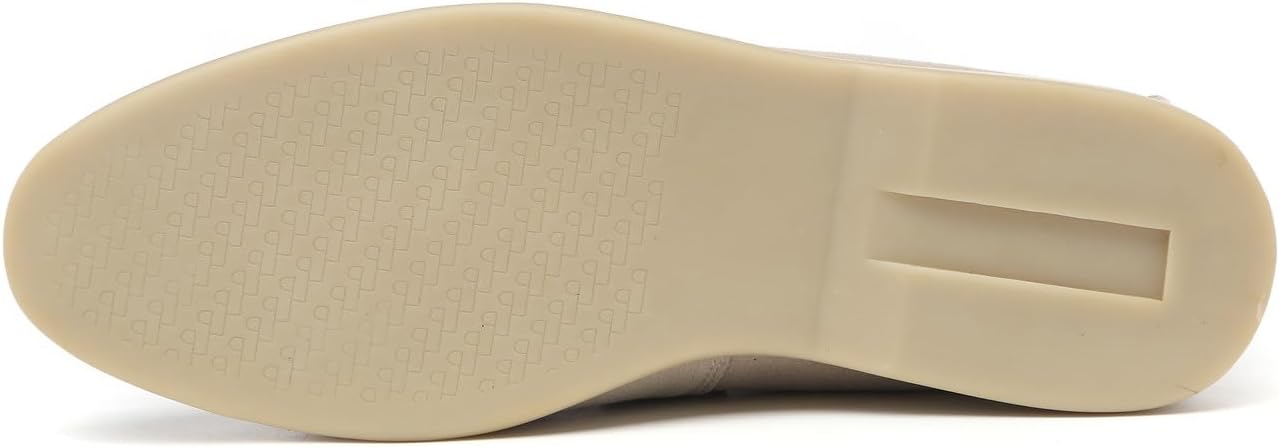 Santimon Men's Calf Suede Loafers Gold Lock Comfortable Slip-on Moccasin Driving Shoes