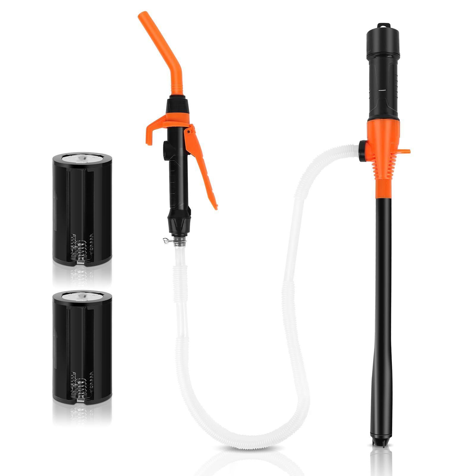 Bomba extractora de aceite eléctrica, portátil de 9 l/min con control de boquilla ajustable, ideal para líquidos no corrosivos, cambios de aceite automotriz, extracción de combustible
