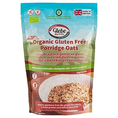 Glebe Farm Organic Gluten Free Porridge Oats 450g Cover