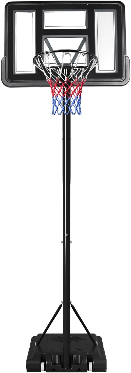 Dripex Portable 10ft Basketball Backboard Hoop Net Set Professional