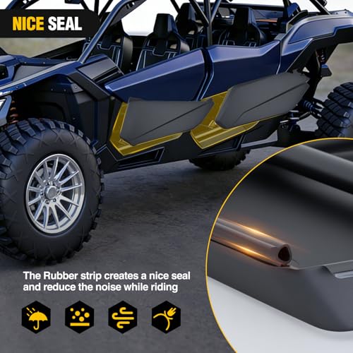 Image of Nilight Lower Door Panels, Lower Door Inserts Compatible with Can Am Maverick X3 MAX XRS /R TURBO /XDS TURBO 2017-2025(4 Doors, Front & Rear)