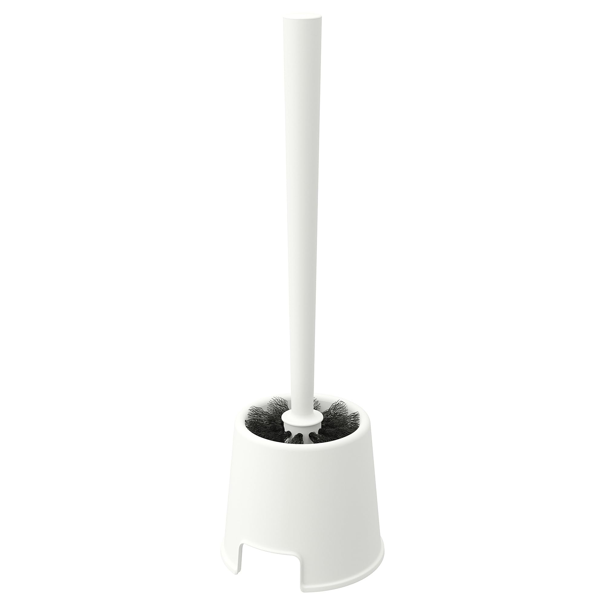 Brosse WC blanche BOLMEN oubliez les accessoires difficiles à laver