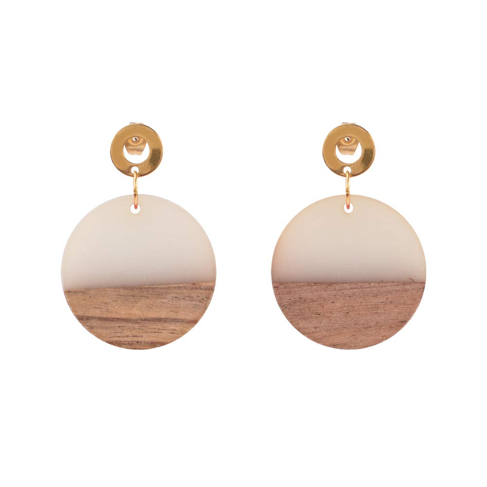 Joelle Bijoux - ORECCHINI AMBER Orecchini pendenti con resina colorata