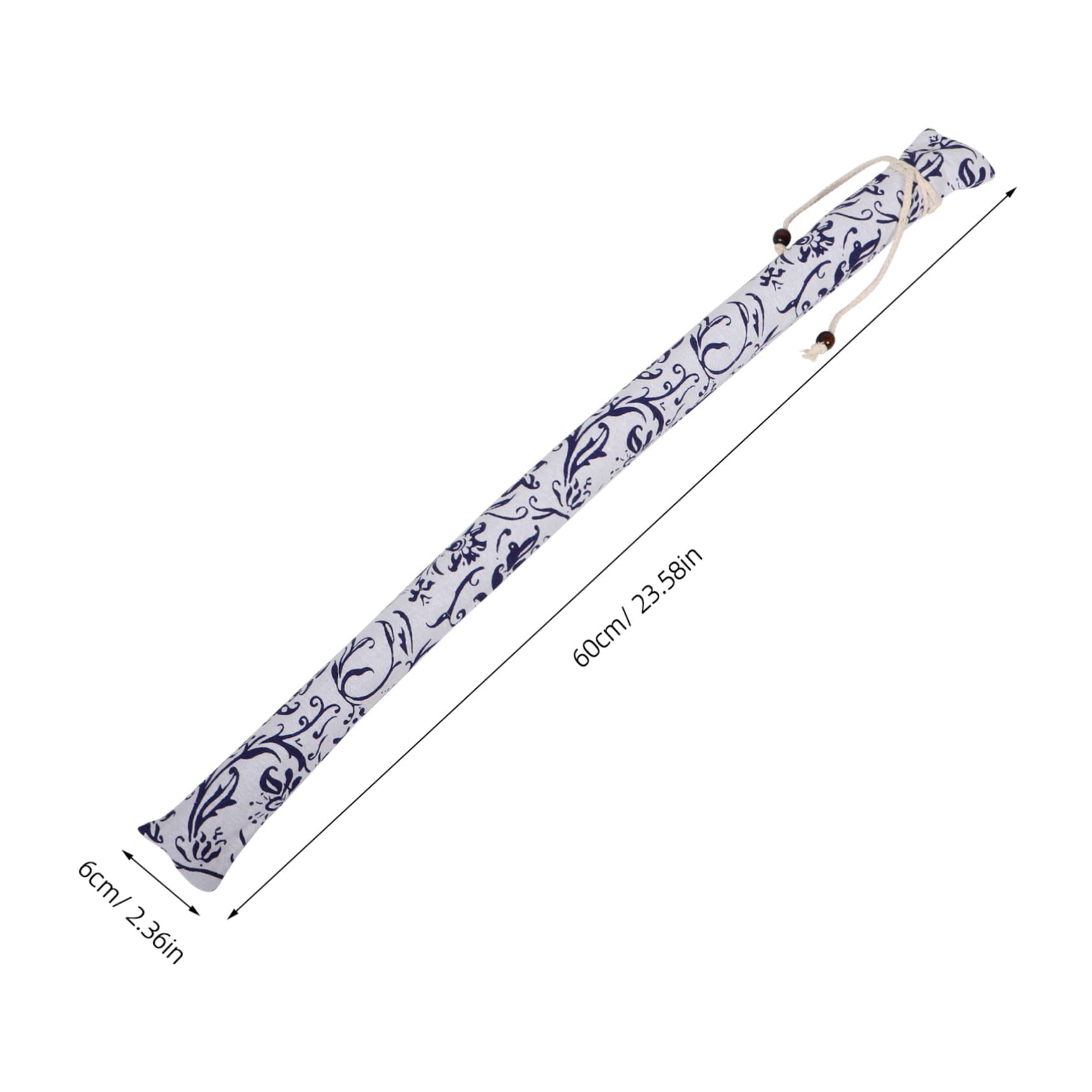 CATIEBYE 60cm Flute Case Bag Recorder Flute Storage Cotton Liner Durable Comfortable