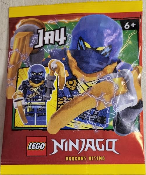 LEGO Ninjago Dragons Rising Season 2 Jay Climber Minifigure with Energy Picks